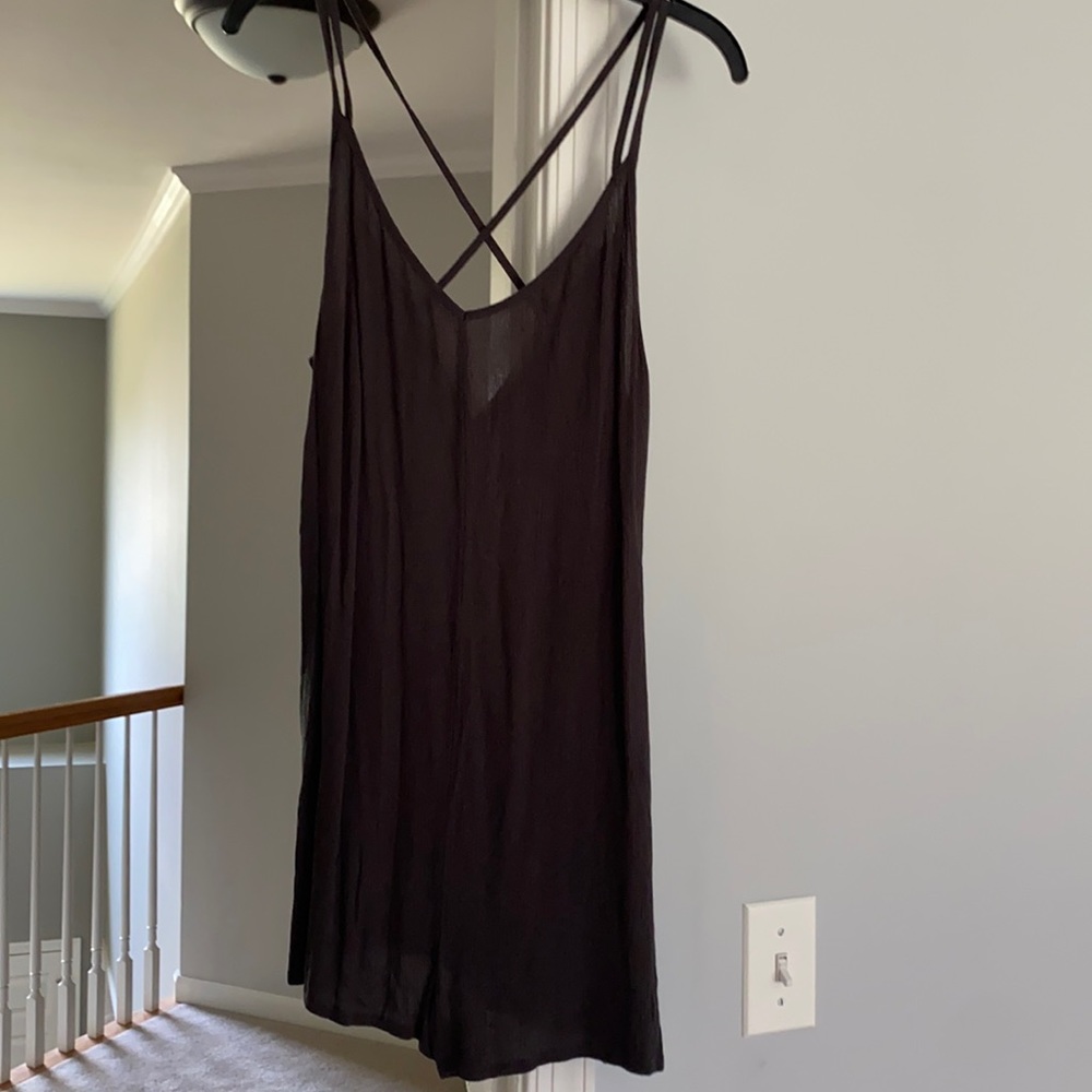 Gray tank top dress